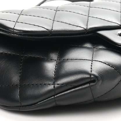 Chanel Calfskin Quilted CC Uniform Flap Belt Bag Black 9 of 11