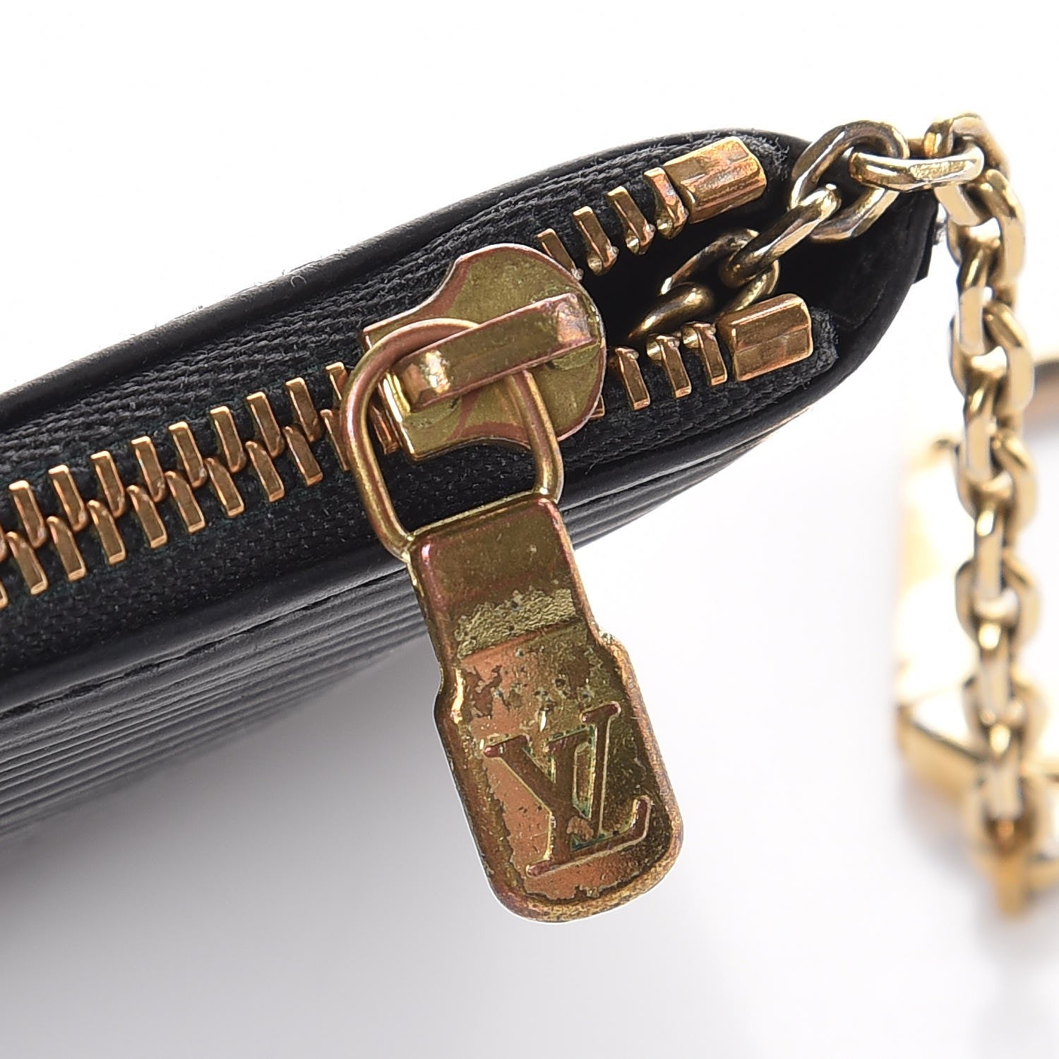 Louis Vuitton Epi Key Pouch Black 8 of 8