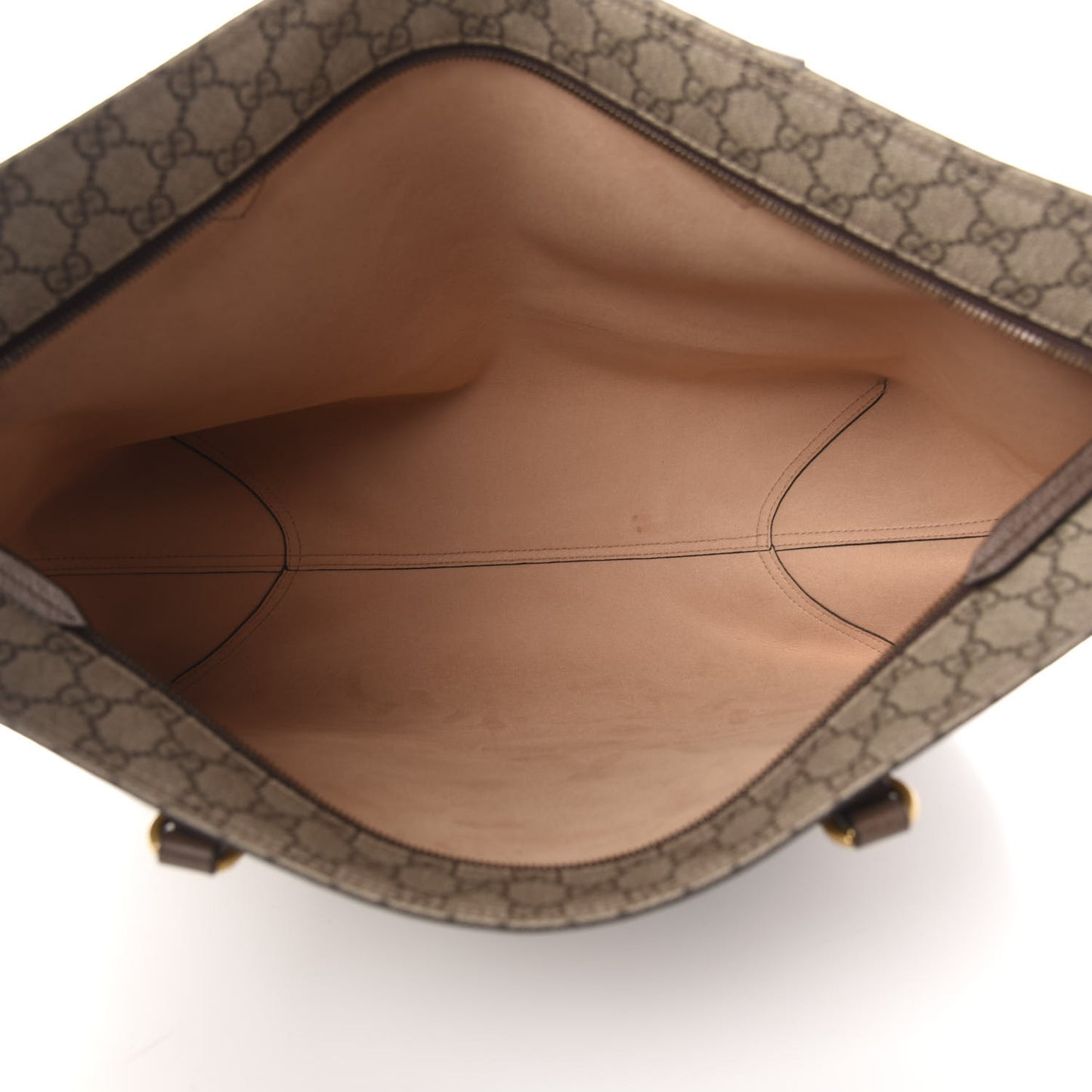 GG Supreme Monogram Medium Ophidia Shopping Tote Ebony