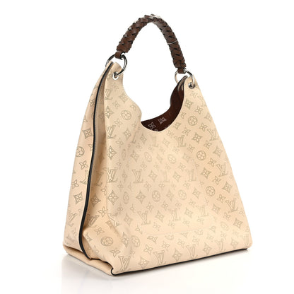 Louis Vuitton Mahina Carmel Hobo Creme 3 of 8