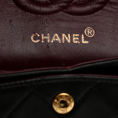 Chanel Lambskin Quilted Small Double Flap Black 6 of 13