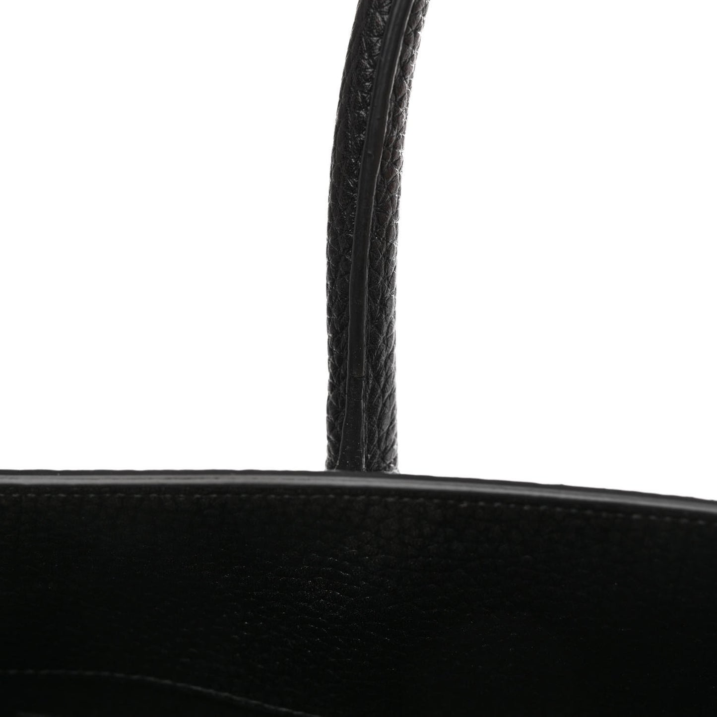 Grained Calfskin Large Sac De Jour Carryall Black