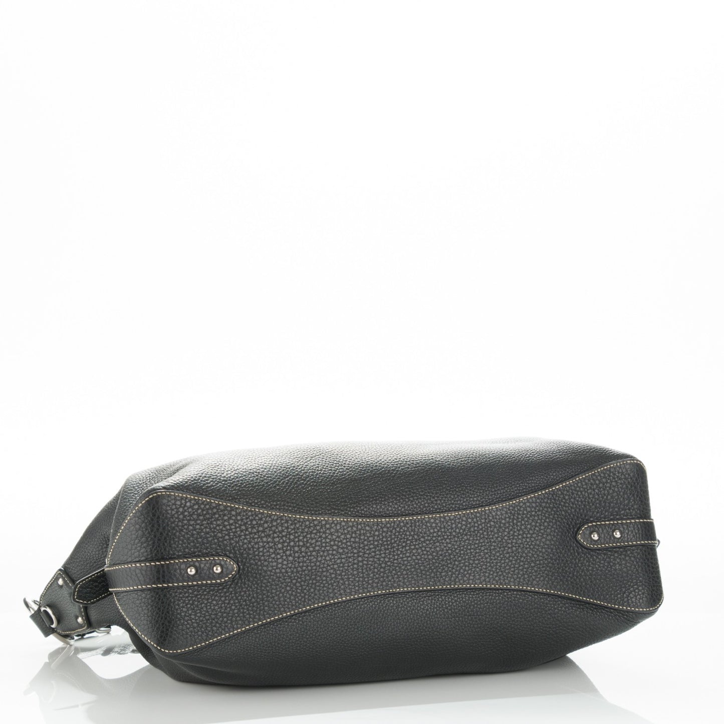 Vitello Daino Shoulder Bag Nero Black