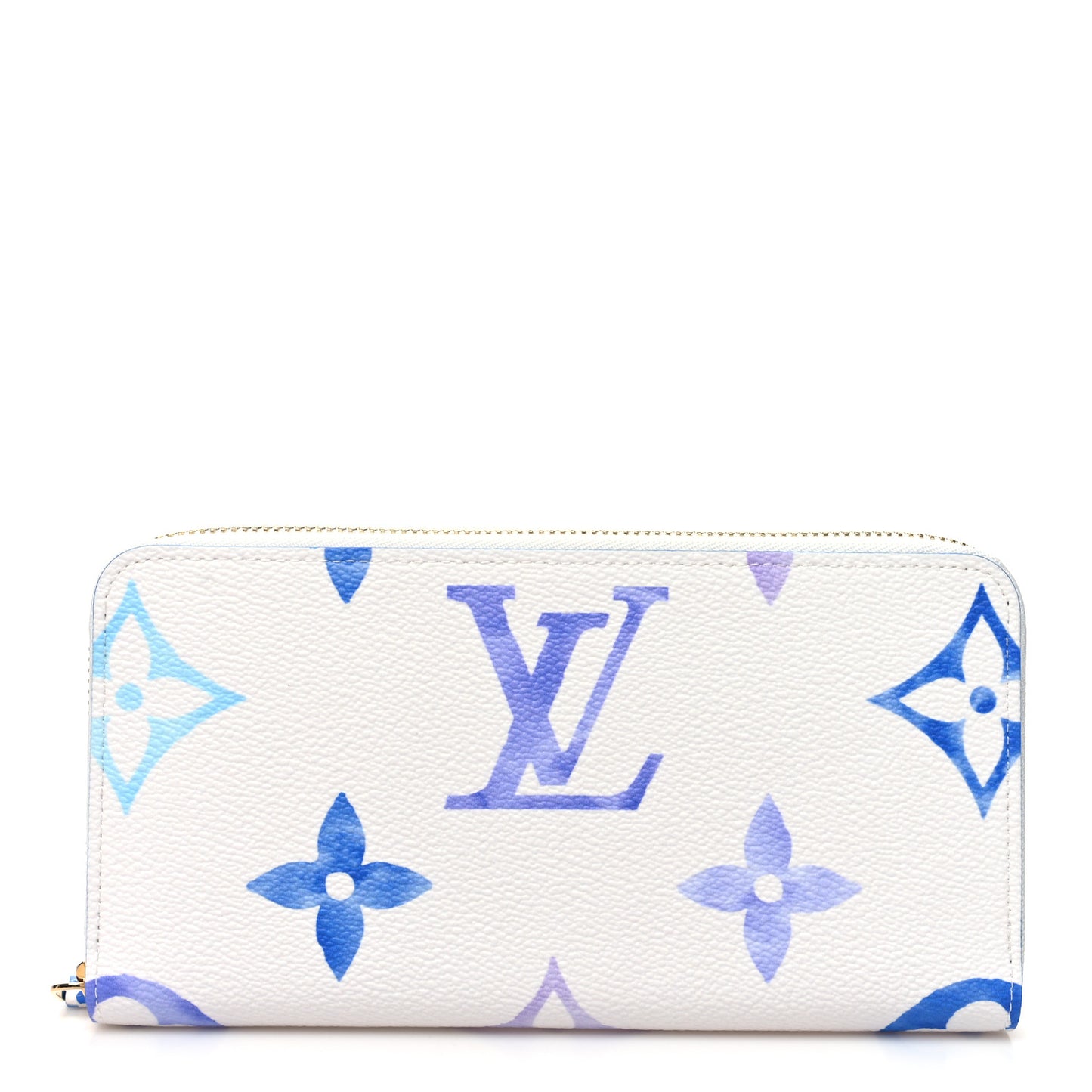 Monogram Giant By The Pool Zippy Wallet Resort Blue