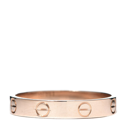 Cartier 18K Pink Gold 3.5mm LOVE Wedding Band Ring 59 8.75 3 of 4