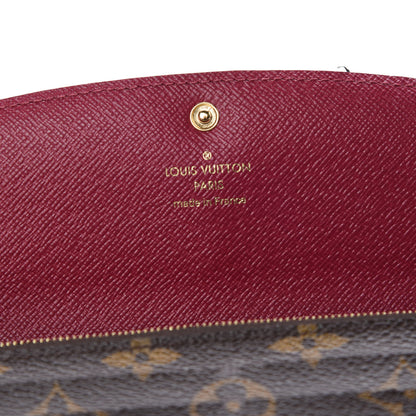 Louis Vuitton Monogram Emilie Wallet Fuchsia 6 of 9