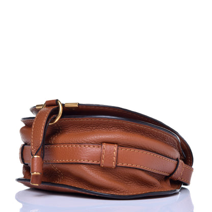Chloe Calfskin Mini Marcie Round Crossbody Bag Tan 9 of 9