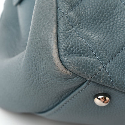 Chanel Caviar Quilted Timeless CC Tote Blue 18 of 24