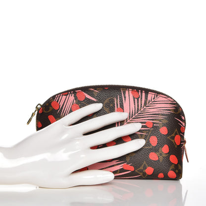 Louis Vuitton Monogram Jungle Dots Cosmetic Pouch Sugar Pink Poppy 2 of 6
