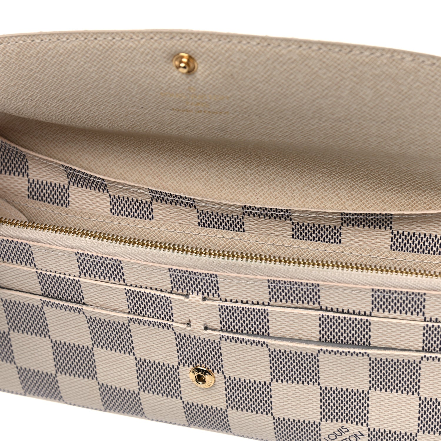 Louis Vuitton Damier Azur Emilie Wallet 8 of 17