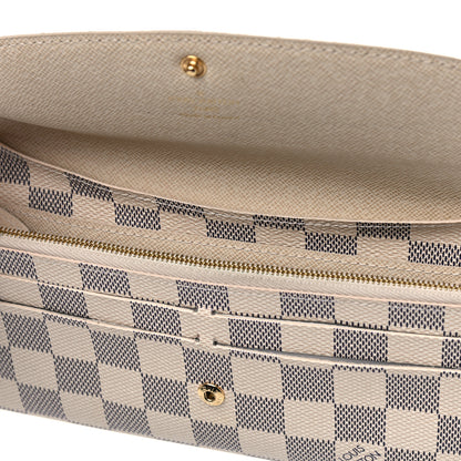 Louis Vuitton Damier Azur Emilie Wallet 8 of 17