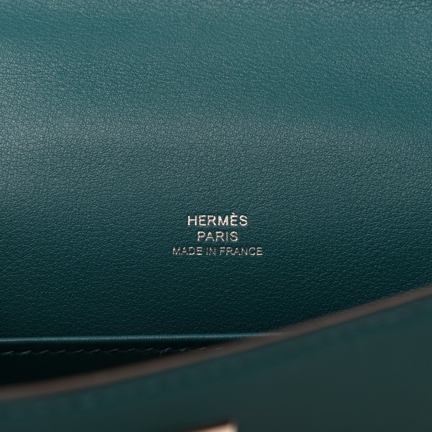 Hermes Swift Kelly Pochette Clutch Vert Bosphore 6 of 10