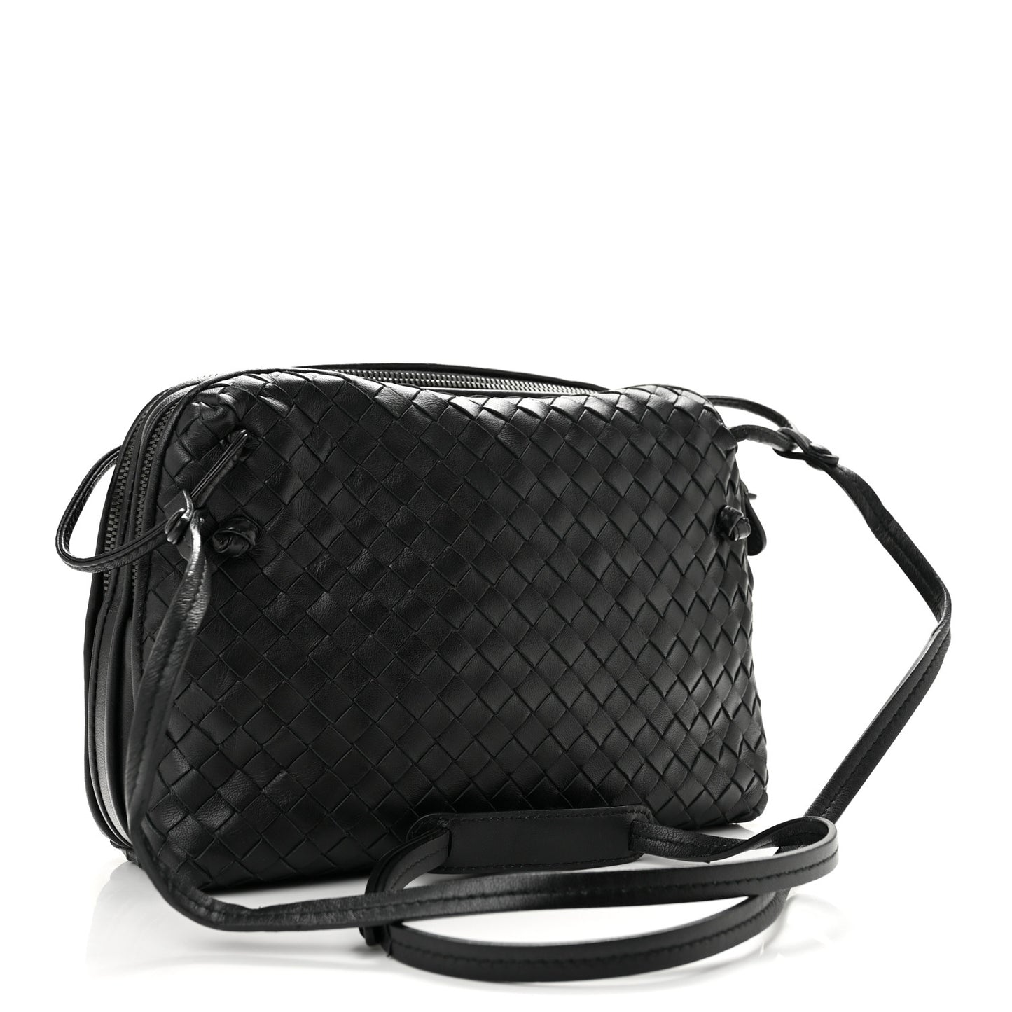 Nappa Intrecciato Nodini Bag Black