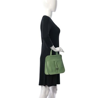 Hermes Evercolor Halzan 25 Vert Criquet 2 of 11