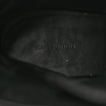 Louis Vuitton Suede Calfskin Monogram LV Black Heart Laureate Platform Desert Boots 41 Black 7 of 13