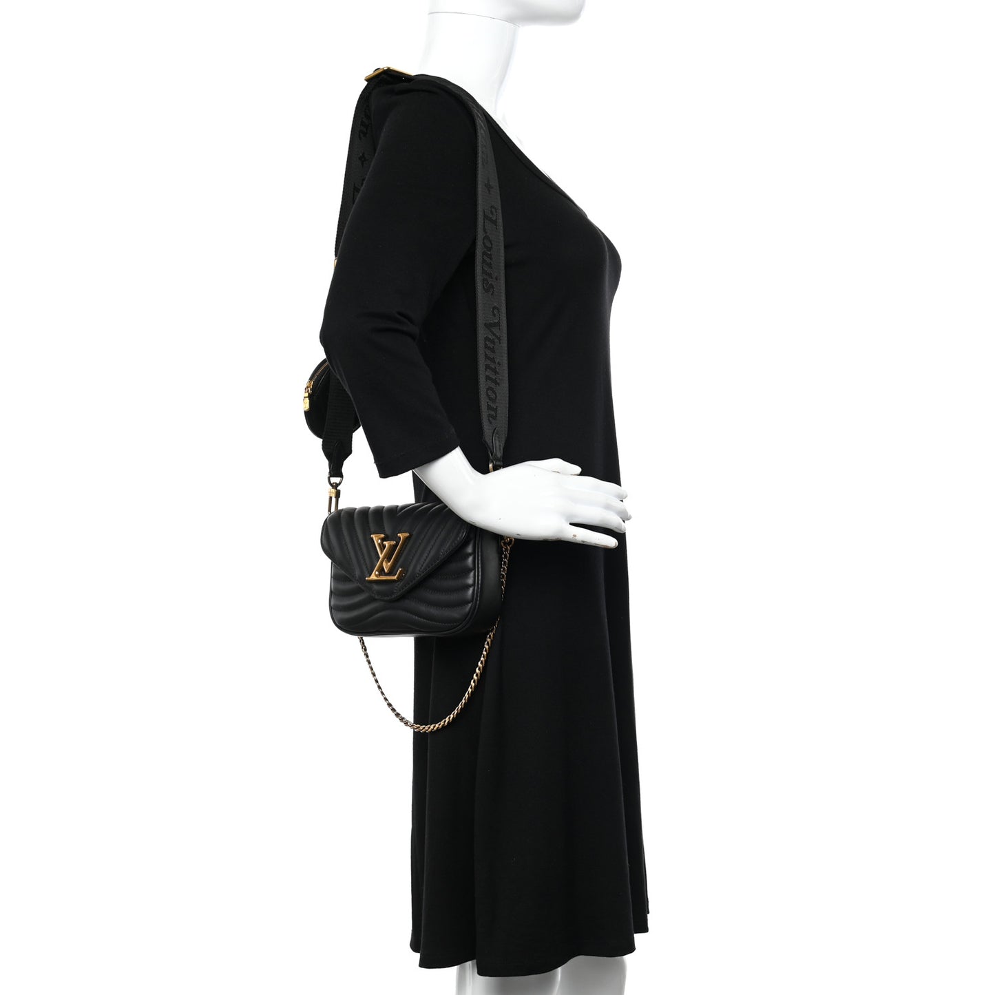 Calfskin New Wave Multi Pochette Black