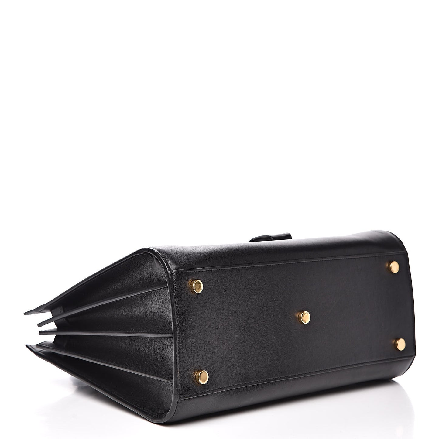 Calfskin Small Sac De Jour Black