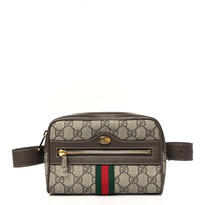 Gucci GG Supreme Monogram Small Ophidia Belt Bag 65 26 Dark Brown 1 of 10