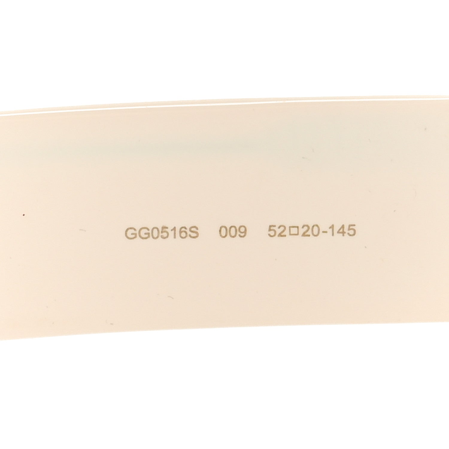 Gucci Acetate Rectangular Crystal Sunglasses GG0516S White 6 of 6