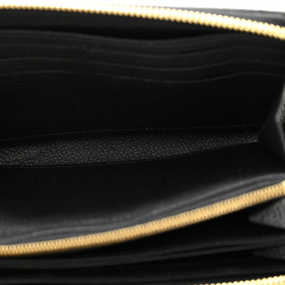 Louis Vuitton Empreinte Zippy Wallet Black 5 of 10