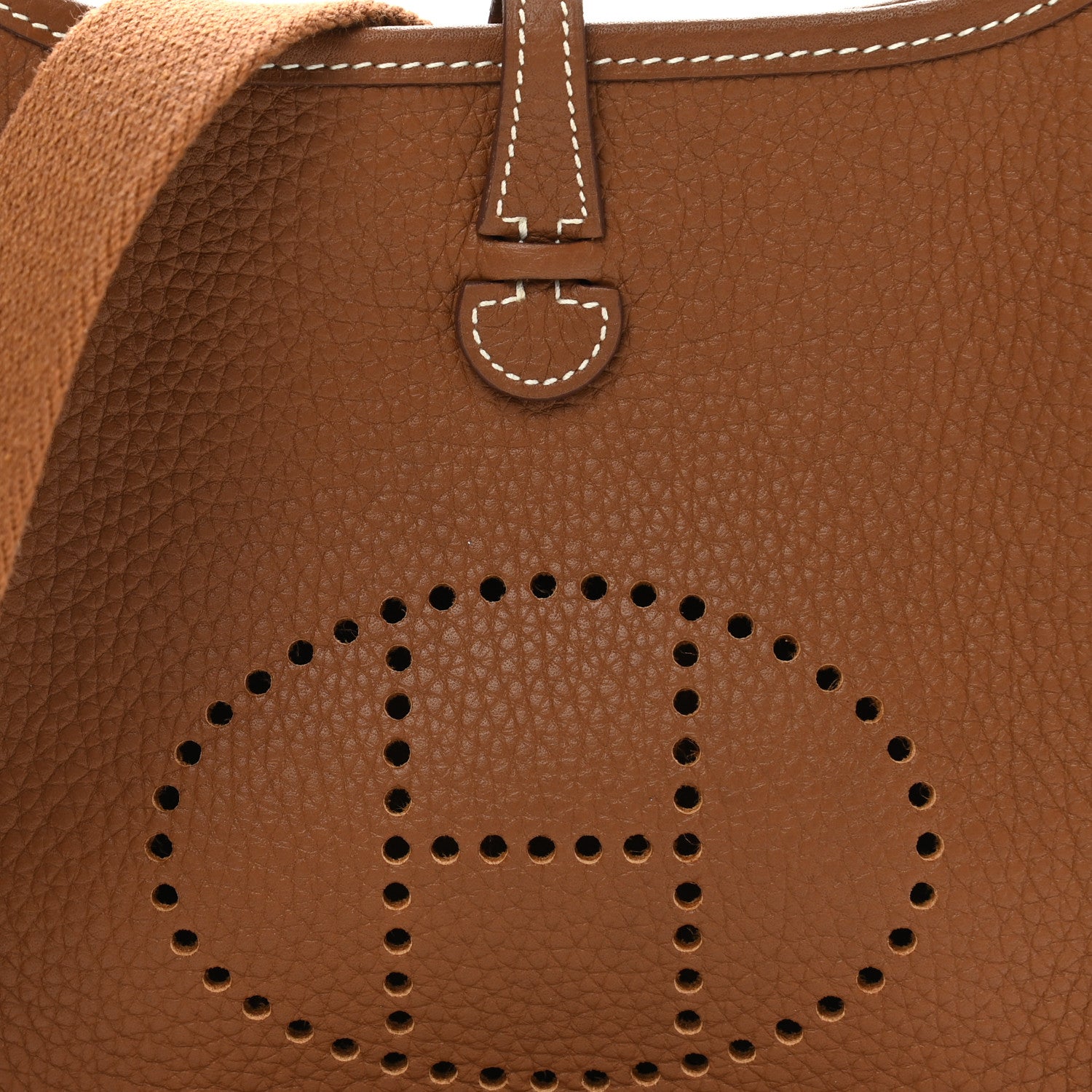 Hermes Taurillon Clemence Evelyne TPM Gold 8 of 11