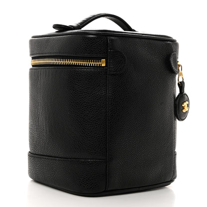 Chanel Caviar Vanity Cosmetic Case Black 3 of 7