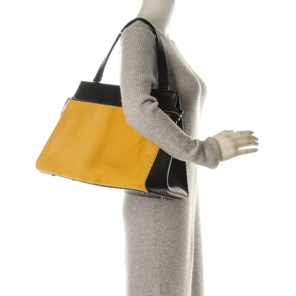 Celine Pony Hair Medium Edge Shoulder Bag Mustard 2 of 8