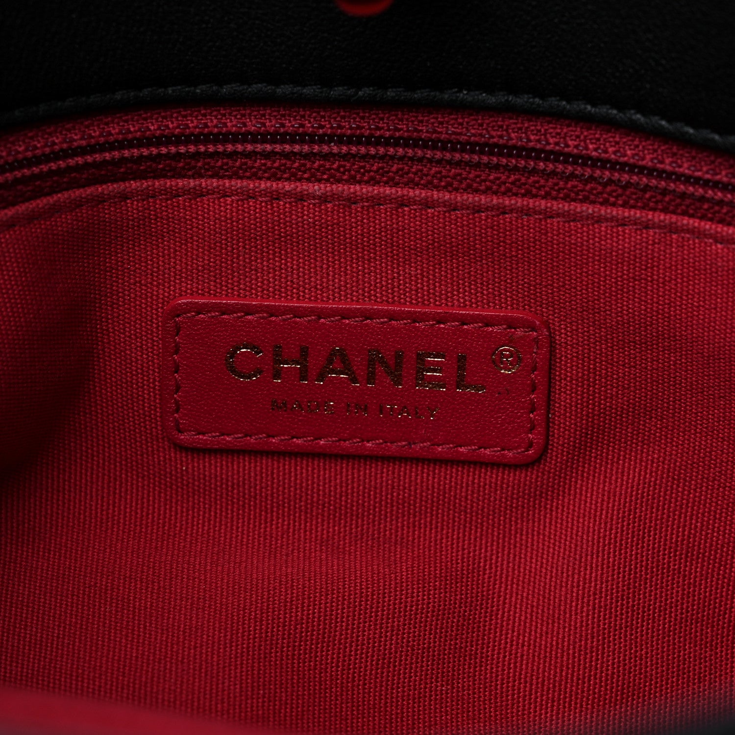 Chanel Calfskin Stitched Medium Shopping Tote Black 6 of 12