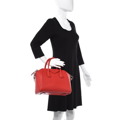 Givenchy Sugar Goatskin Small Antigona Medium Red 2 of 13