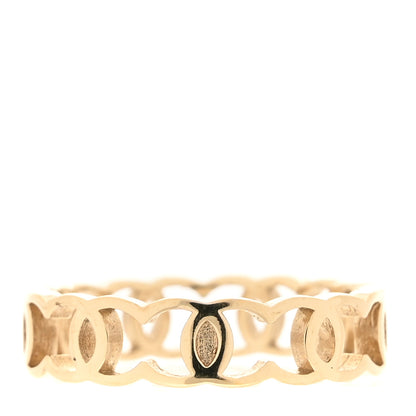 Chanel Metal CC Ring 52 6 Gold 3 of 5