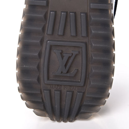 Louis Vuitton Suede Monogram Run Away Sneakers 38 Black 6 of 8