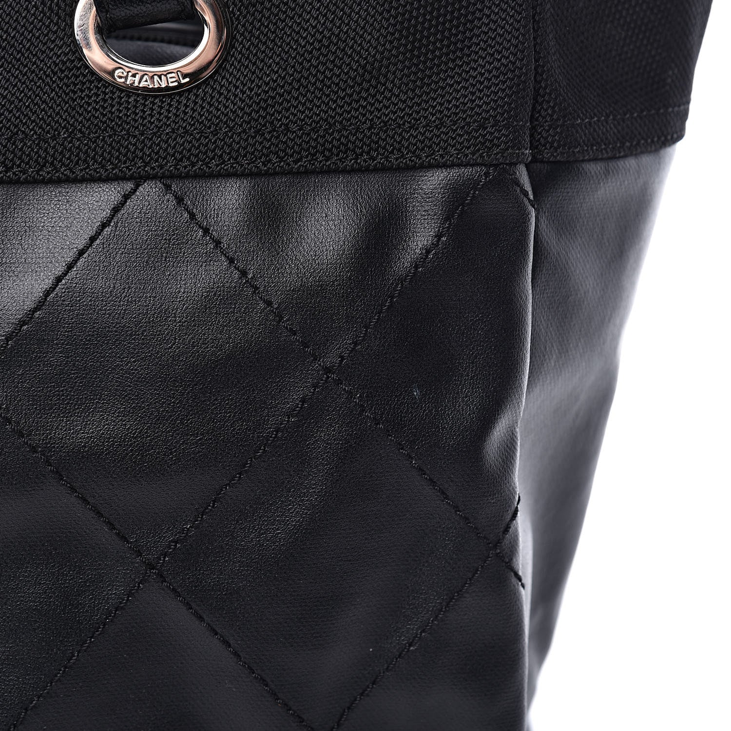 Chanel Coated Canvas Large Paris Biarritz Tote Black 17 of 17