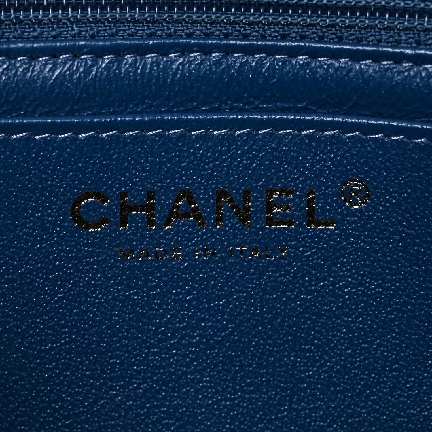 Chanel Patent Calfskin Quilted Mini Rectangular Flap Navy Blue 6 of 9