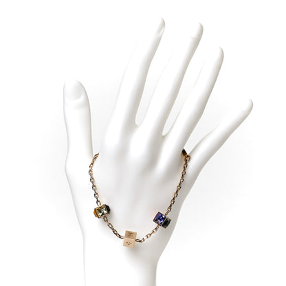 Louis Vuitton Swarovski Gamble Bracelet Gold 2 of 4