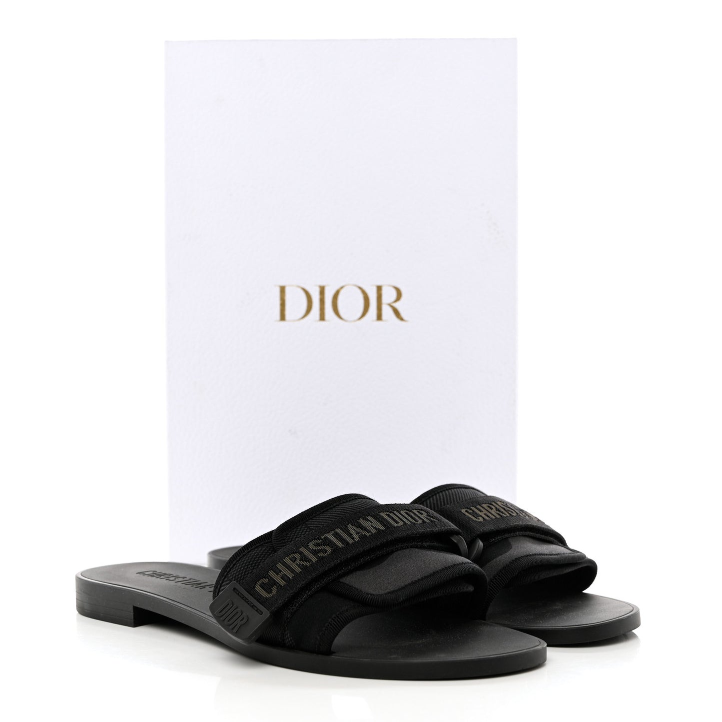 Technical Stretch Fabric Camouflage Dio(r)evolution Slide Sandals 40 Black Military