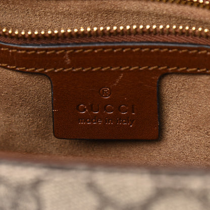Gucci GG Supreme Monogram Small Messenger Shoulder Bag Beige Cuir 6 of 14