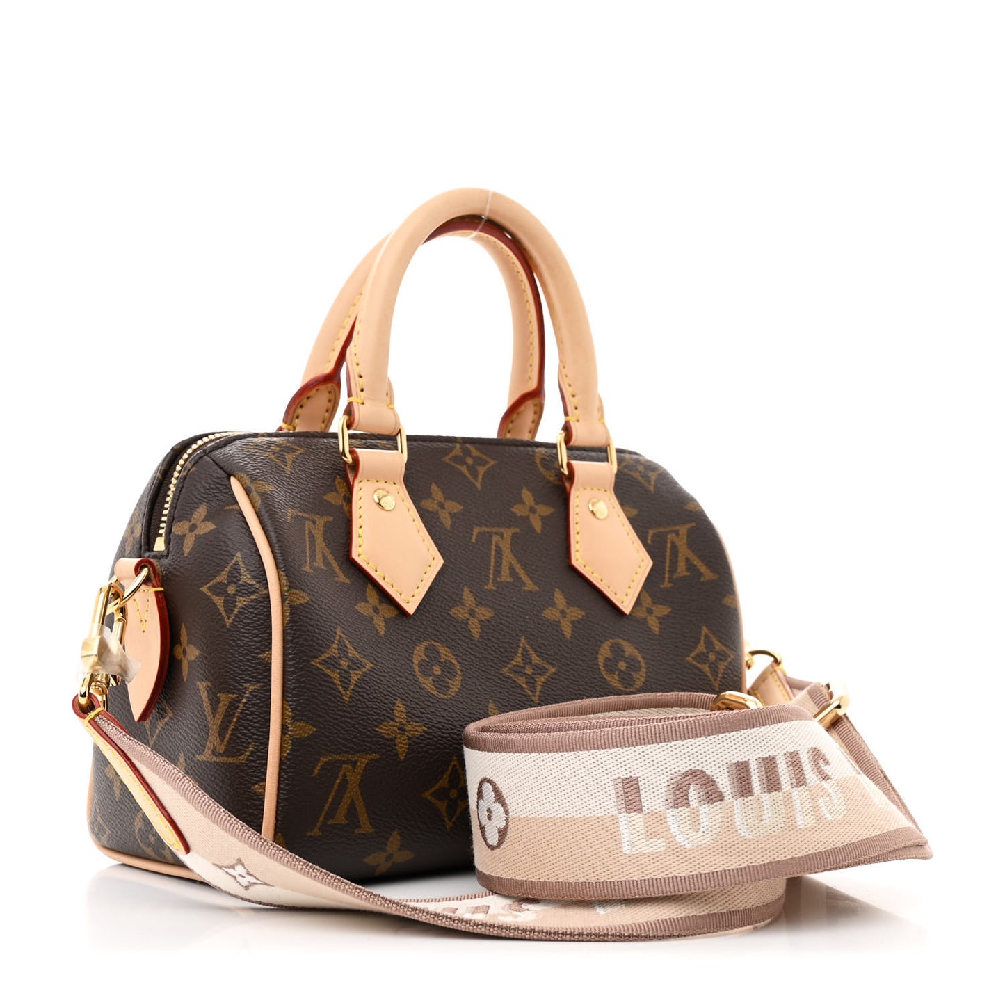 Monogram Speedy Bandouliere 20 Beige
