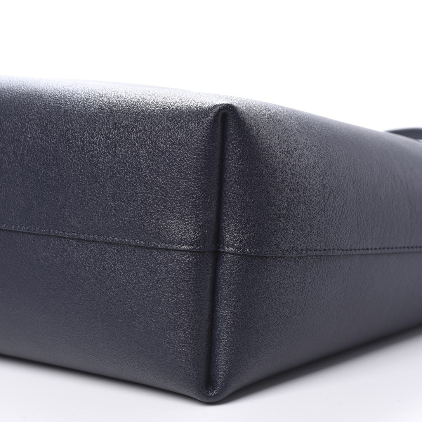 Calfskin Large Shopping Tote Deep Marine