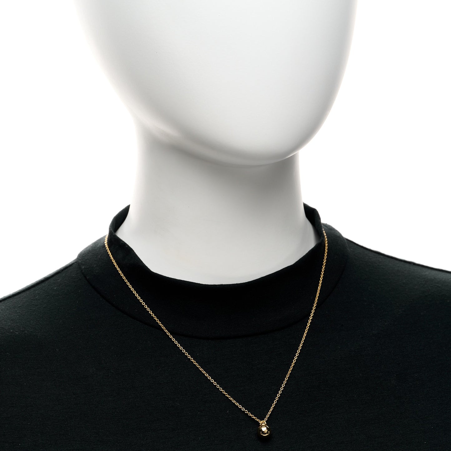 18K Yellow Gold 8mm HardWear Ball Pendant Necklace
