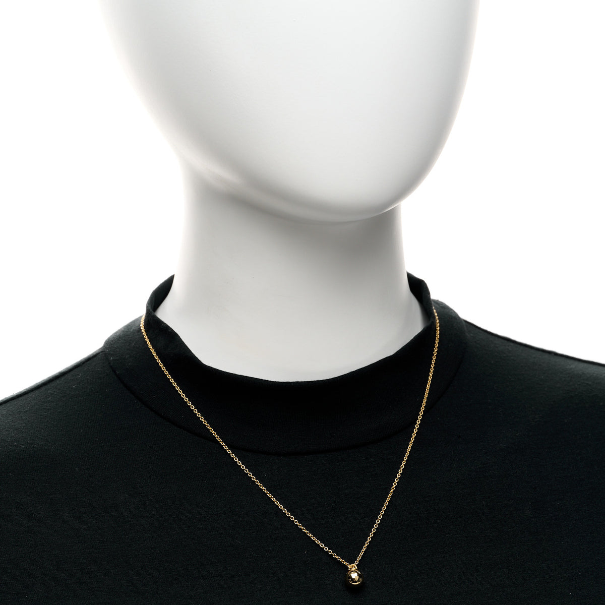 18K Yellow Gold 8mm HardWear Ball Pendant Necklace