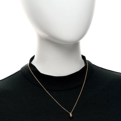 Tiffany 18K Yellow Gold 8mm HardWear Ball Pendant Necklace 2 of 4