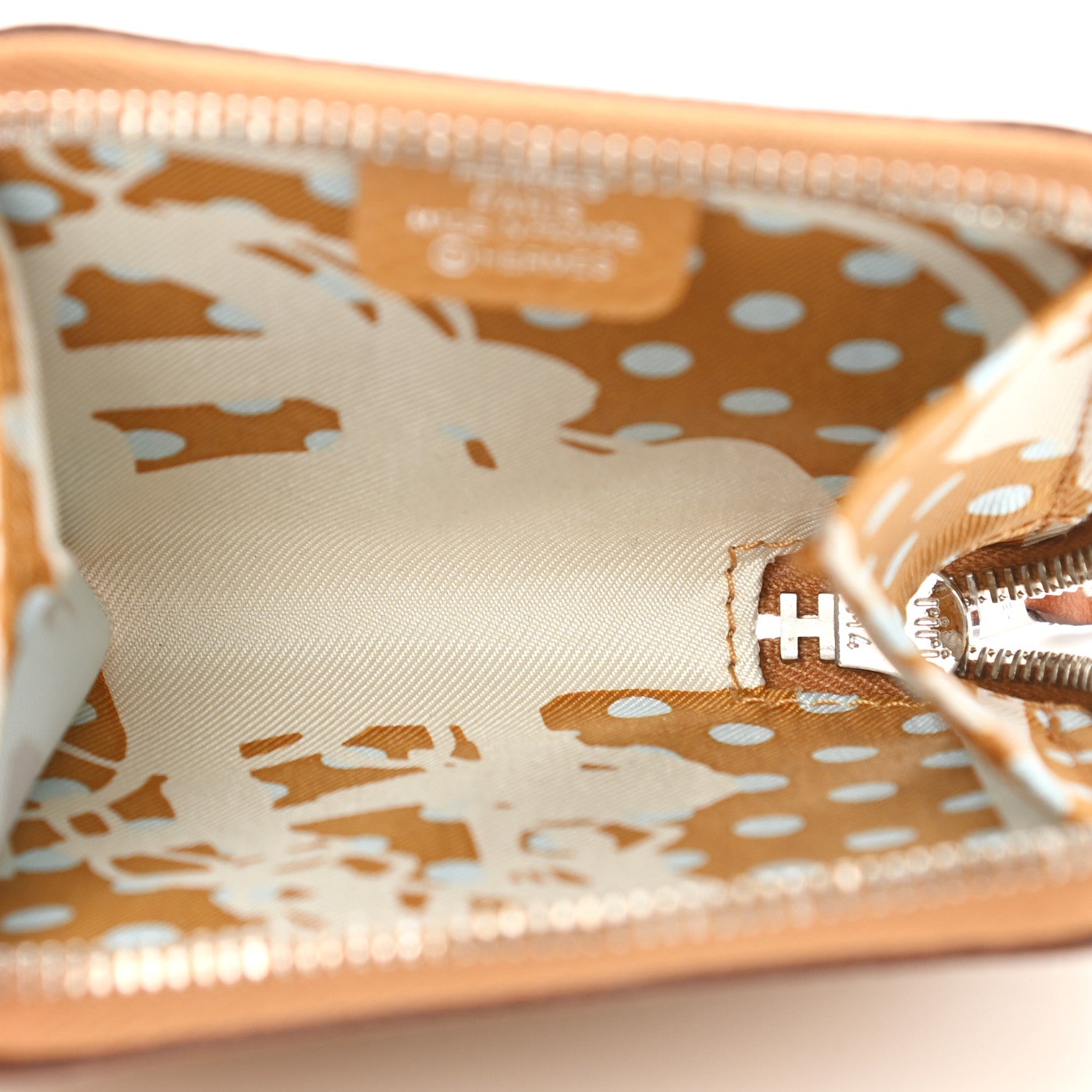 Hermes Epsom Silk'in Coin Purse Sesame 5 of 7