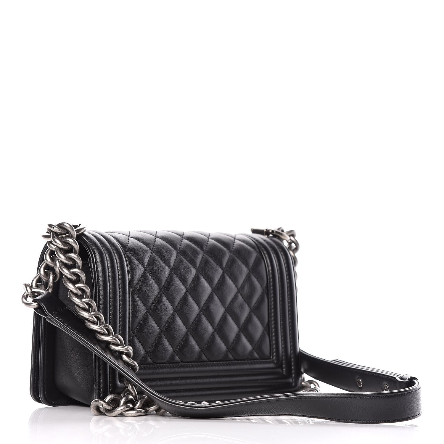 Chanel Calfskin Quilted Small Boy Flap Black 3 of 12