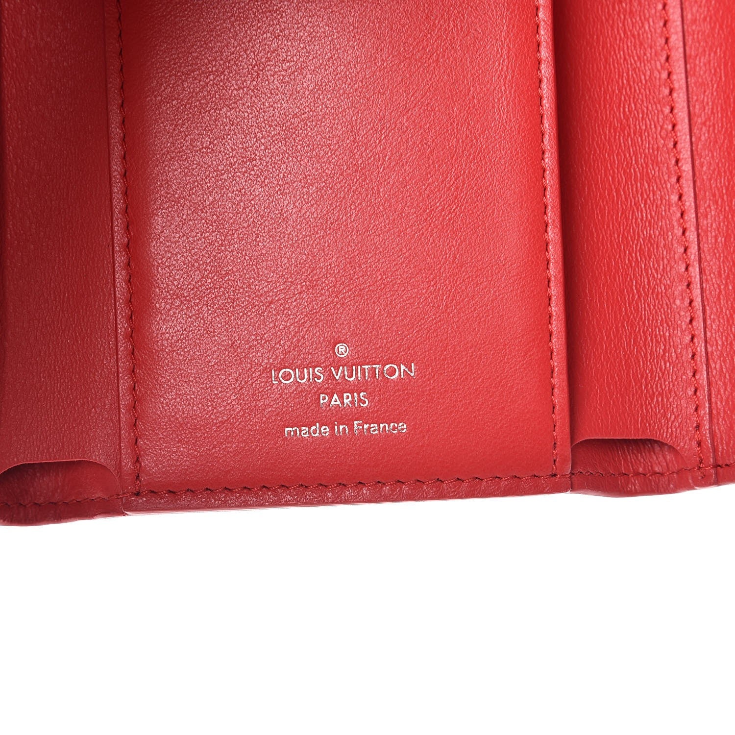 Louis Vuitton Taurillon Capucines Compact Wallet Rubis 6 of 8