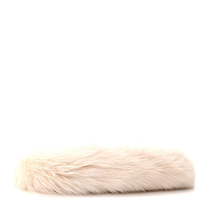 Fendi Fox Fur Vitello Fendi O'Lock Swing Camelia 3 of 10