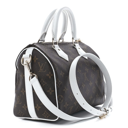 Louis Vuitton Monogram LV Match Speedy Bandouliere 25 White 3 of 11
