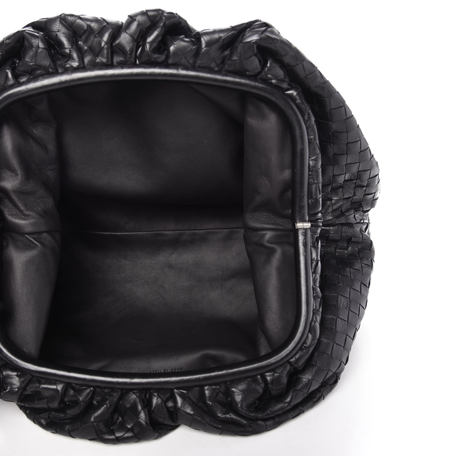 Bottega Veneta Nappa Maxi Intreccio The Pouch Oversized Clutch Black 5 of 10