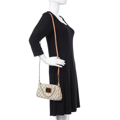 Louis Vuitton Damier Azur Eva Clutch 2 of 12