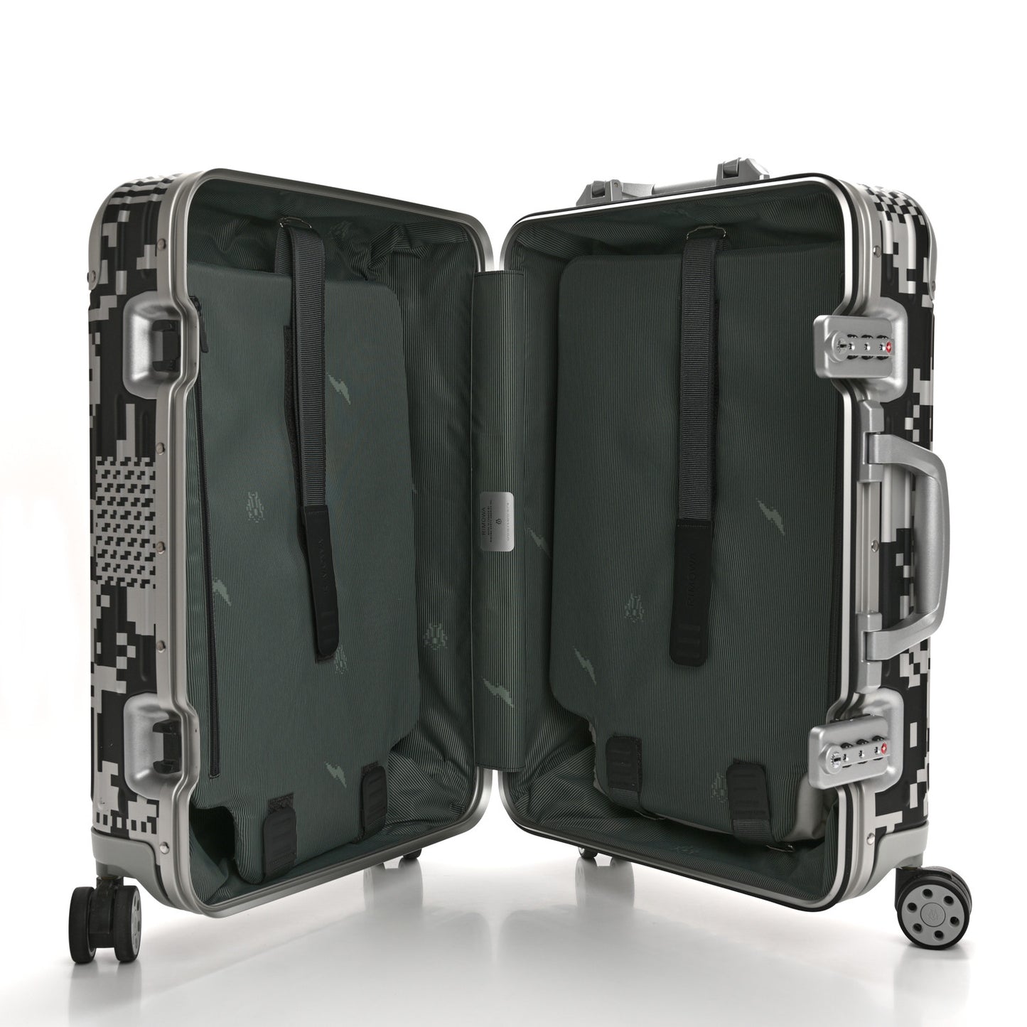 X RTFKT Polycarbonate Printed Original Twist Cabin Silver Black