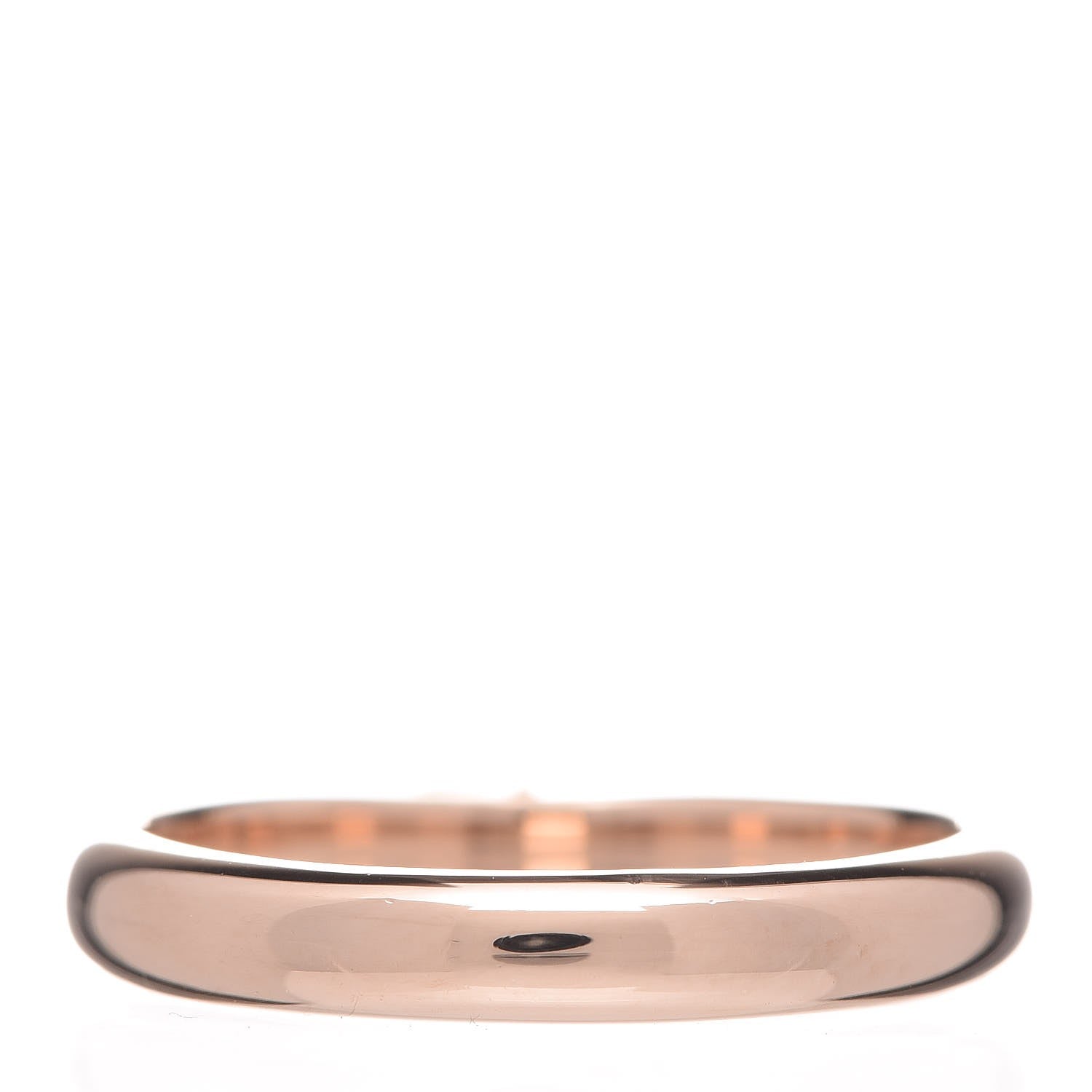 Tiffany 18K Rose Gold Heart Lock Charm Ring 50 5.25 3 of 5